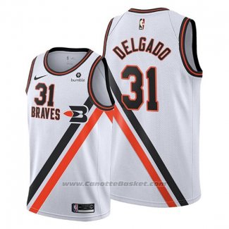 Maglia Los Angeles Clippers Angel Delgado #31 Classic Edition 2019-20 Bianco