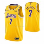 Maglia Los Angeles Lakers Carmelo Anthony NO 7 Icon 2020 Giallo
