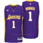 Maglia Los Angeles Lakers D'Angelo Russell #1 Viola