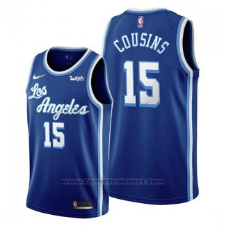 Maglia Los Angeles Lakers Demarcus Cousins #15 Classic Edition 2019-20 Blu