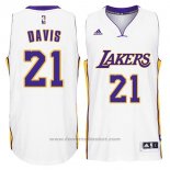 Maglia Los Angeles Lakers Ed Davis #21 Bianco