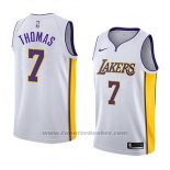 Maglia Los Angeles Lakers Isaiah Thomas #7 Association 2018 Bianco