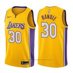 Maglia Los Angeles Lakers Julius Randle #30 Icon 2017-18 Or