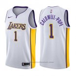 Maglia Los Angeles Lakers Kentavious Caldwell-Pope #1 Association 2017-18 Bianco