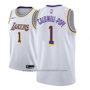 Maglia Los Angeles Lakers Kentavious Caldwell Pope #1 Association 2018-19 Bianco