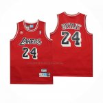 Maglia Los Angeles Lakers Kobe Bryant #24 Throwback Rosso