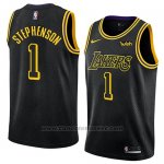 Maglia Los Angeles Lakers Lance Stephenson #1 Citta 2018 Nero