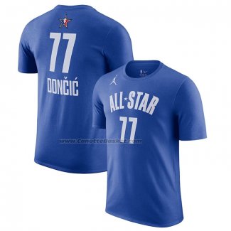 Maglia Manica Corta All Star 2023 Luka Doncic Blu