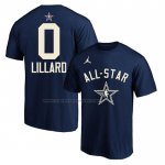 Maglia Manica Corta All Star 2024 Damian Lillard Blu