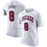 Maglia Manica Corta Chicago Bulls Zach Lavine Citta 2022-23 Bianco