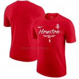 Maglia Manica Corta Houston Rockets Rosso1