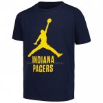 Maglia Manica Corta Indiana Pacers Essential Jumpman Nero