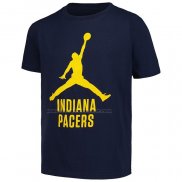 Maglia Manica Corta Indiana Pacers Essential Jumpman Nero
