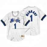 Maglia Manica Corta Orlando Magic Tracy Mcgrady NO 1 Bianco