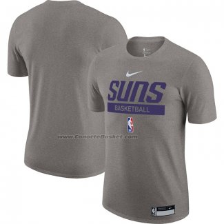 Maglia Manica Corta Phoenix Suns Practice Performance 2022-23 Grigio