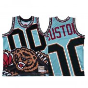 Maglia Memphis Grizzlies Personalizzate Mitchell & Ness Big Face Verde