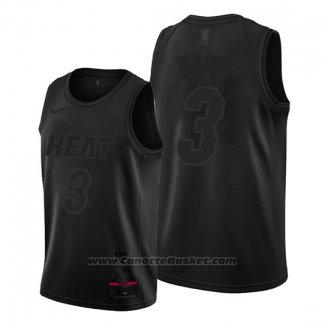 Maglia Miami Heat Dwyane Wade #3 MVP Nero