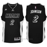 Maglia Miami Heat Joe Johnson #2 Nero