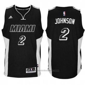 Maglia Miami Heat Joe Johnson #2 Nero