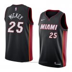 Maglia Miami Heat Jordan Mickey #25 Icon 2018 Nero