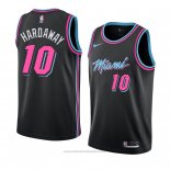 Maglia Miami Heat Tim Hardaway #10 Citta 2018-19 Nero