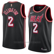 Maglia Miami Heat Wayne Ellington #2 Classic 2018 Nero