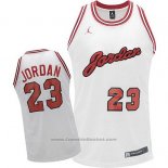 Maglia Michael Jordan #23 Bianco