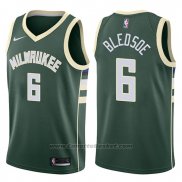 Maglia Milwaukee Bucks Eric Bledsoe #6 Icon 2017-18 Verde