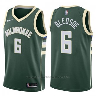 Maglia Milwaukee Bucks Eric Bledsoe #6 Icon 2017-18 Verde