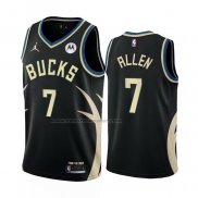 Maglia Milwaukee Bucks Grayson Allen #7 Statement 2022-23 Nero