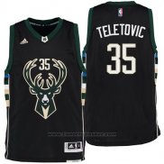 Maglia Milwaukee Bucks Mirza Teletovic #35 Nero