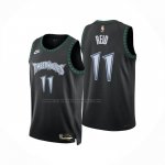 Maglia Minnesota Timberwolves Naz Reid No 11 Classic 2025-26 Nero