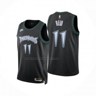 Maglia Minnesota Timberwolves Naz Reid No 11 Classic 2025-26 Nero