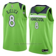 Maglia Minnesota Timberwolves Nemanja Bjelica #8 Statement 2018 Verde