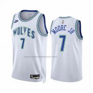 Maglia Minnesota Timberwolves Wendell Moore JR #7 Classic 2023-24 Bianco