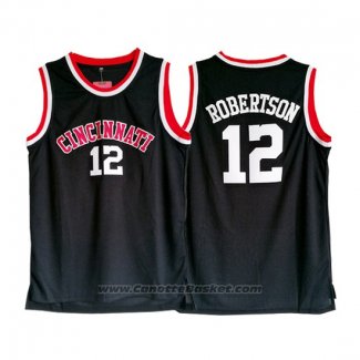 Maglia NCAA Cincinnati Oscar Robertson #12 Nero