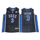 Maglia NCAA Duke Blue Devils Garyson Allen #3 2016 Nero