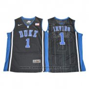 Maglia NCAA Duke Blue Devils Kyrie Irving #1 Nero