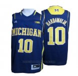 Maglia NCAA Michigan State Spartans Hardaway Jr. #10 Blu