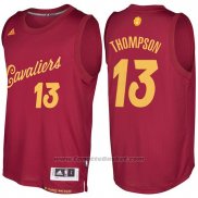 Maglia Natale 2016 Cleveland Cavaliers Tristan Thompson #13 Rosso