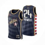 Maglia Nba All Star 2026 Norman Powell No 24 Blu
