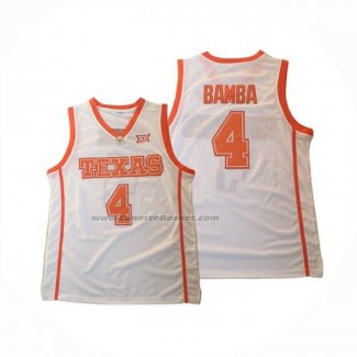 Maglia Ncaa Texas Bamba Bianco