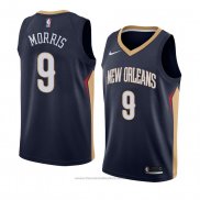 Maglia New Orleans Pelicans Darius Morris #9 Icon 2018 Blu