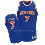 Maglia New York Knicks Carmelo Anthony #7 Blu