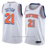 Maglia New York Knicks Damyean Dotson #21 Statement 2018 Bianco