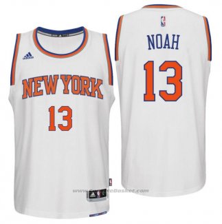 Maglia New York Knicks Joakim Noah #13 Bianco