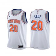 Maglia New York Knicks Kevin Knox #20 Statement Bianco
