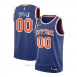 Maglia New York Knicks Obi Toppin #00 Icon 2020-21 Blu