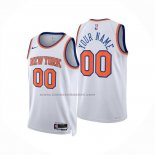 Maglia New York Knicks Personalizzate Association 2024-25 Bianco