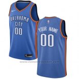 Maglia Oklahoma City Thunder Nike Personalizzate 17-18 Blu